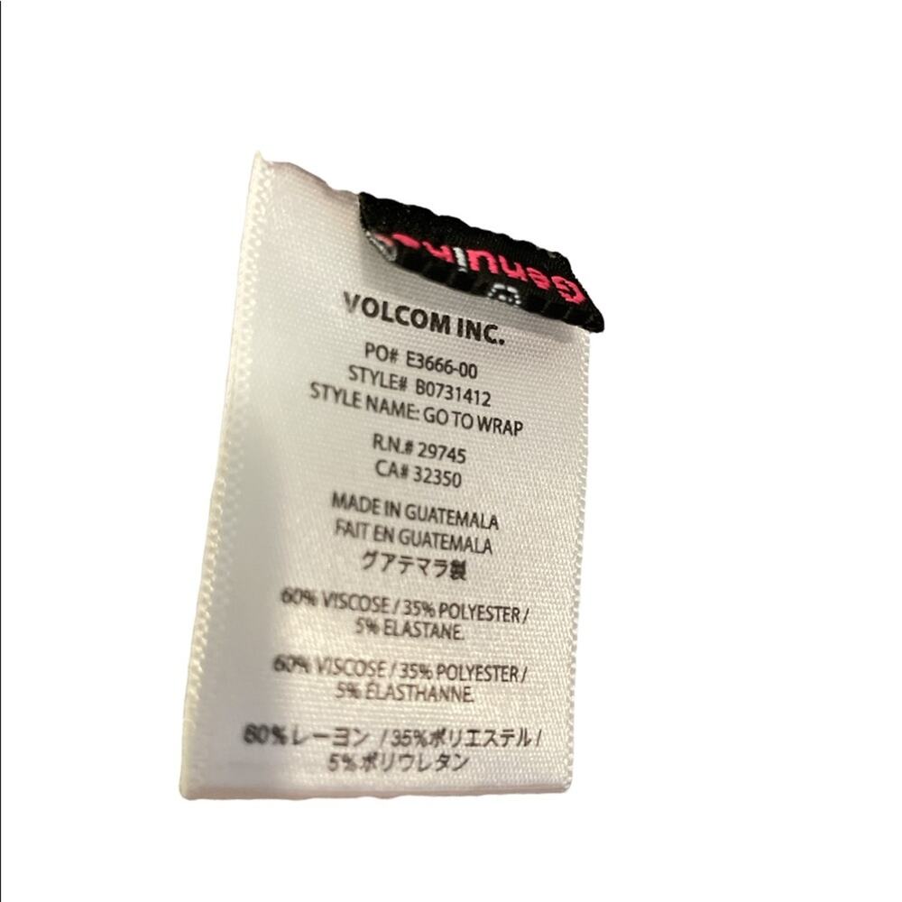 Volcom Small Grey Go To Wrap Open Front Sweater - image 3